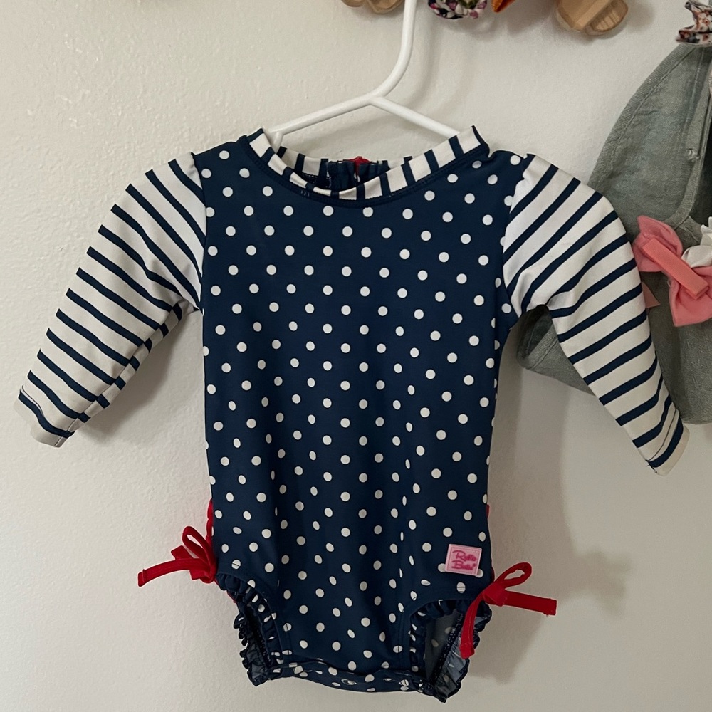 Ruffle Butts baby girl swimsuit